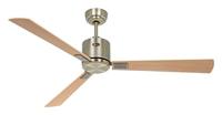 CasaFan ECO NEO III 132 MA-AH/BU WiFi Flügel Ahorn/Buche Plafondventilator 27 W (Ø x h) 132 cm x 360 mm Antiek-messing Met afstandsbediening, Timer, Met - thumbnail