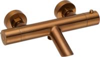Saqu Eurotrend thermostatische badkraan geborsteld koper - thumbnail