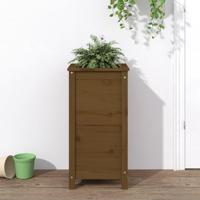 VidaXL Plantenbak 40x40x78 cm massief grenenhout honingbruin - thumbnail