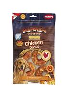 Nobby STARSNACK Barbecue Chicken Donut ca. 5,0 cm, 3 stuks, (3 x 110g) - thumbnail