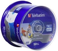 Verbatim 43812 BD-R Datalife 25 GB 6x schrijfsnelheid onbewerkte bedrukbare 50 spindel - thumbnail