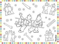 Folat BV Buurman & buurman placemats kleurplaten, 6st. - thumbnail