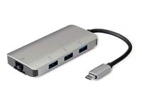 ROLINE USB Type C naar Gigabit Ethernet Converter + Hub 3x - thumbnail