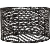 MUST Living Lampenkap 'San Rafael' Rotan, kleur Zwart - thumbnail