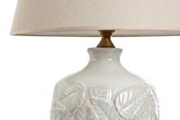 Bureaulamp Home ESPRIT Wit Porselein 50 W 220 V 40 x 40 x 64 cm - thumbnail
