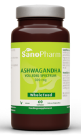 Sanopharm Wholefood Ashwagandha Capsules - thumbnail