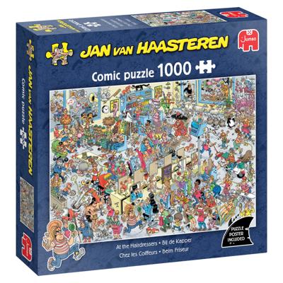 Jumbo Jan van Haasteren Bij De Kapper 1000 stukjes Jumbo Jan van Haasteren Bij De Kapper 1000 stukjes