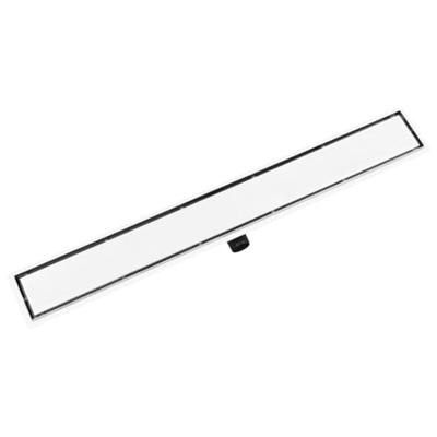 VidaXL Doucheafvoer met 2-in-1 deksel 103x14 cm roestvrij staal