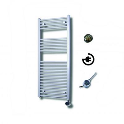 Elektrische Design Radiator Sanicare Plug En Play 111,8 x 45 cm Chroom Thermostaat Chroom 435 Watt Sanicare Elektrische Design Radiator Sanicare Plug En Play 111,8 x 45 cm Chroom Thermostaat Chroom 435 Watt Sanicare