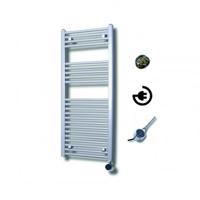 Elektrische Design Radiator Sanicare Plug En Play 111,8 x 45 cm Chroom Thermostaat Chroom 435 Watt Sanicare - thumbnail