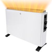 Elektrische Convectorkachel 2000W - 3 Warmtestanden - Wit - thumbnail