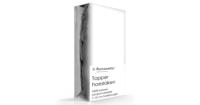 Romanette Luxe Verkoelend Katoenen Topper Hoeslaken - Wit 120 x 200 - thumbnail