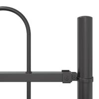 Tuinhek 9 pcs Grijs 15,3 x 0,6 m Poedercoating staal - thumbnail