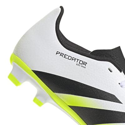 adidas Predator Club Gras / Kunstgras Voetbalschoenen (MG) Kids Wit Zwart Neongeel adidas Predator Club Gras / Kunstgras Voetbalschoenen (MG) Kids Wit Zwart Neongeel
