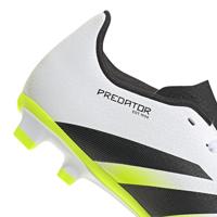 adidas Predator Club Gras / Kunstgras Voetbalschoenen (MG) Kids Wit Zwart Neongeel - thumbnail