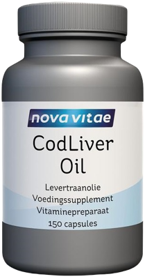 Nova Vitae Cod Liver Oil Levertraanolie Capsules