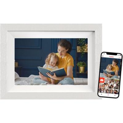 Braun Phototechnik DigiFrame 10W WiFi Digitale WiFi-fotolijst 25.7 cm 10.1 inch Energielabel: C (A - G) 1280 x 800 Pixel 32 GB Wit Braun Phototechnik DigiFrame 10W WiFi Digitale WiFi-fotolijst 25.7 cm 10.1 inch Energielabel: C (A - G) 1280 x 800 Pixel 32 GB Wit