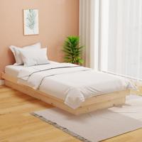Bedframe massief hout 90x190 cm - thumbnail