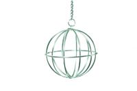 Chroom voederbal voor knaagdier - 12 cm - thumbnail