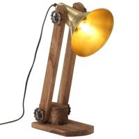 VidaXL Bureaulamp 25 w e27 23x13x52 cm antiek messing - thumbnail