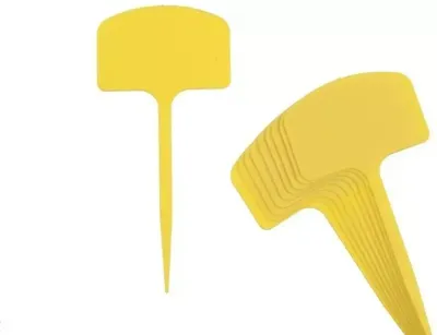 Plaatetiketten kunststof H12,5cm set a 10 stuks Nature - Nature
