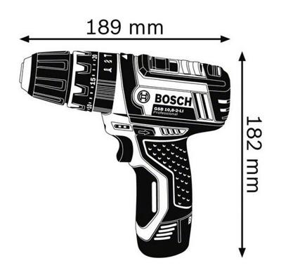 Bosch Blauw GSB 12V-15 Solo Klopboormachine | zonder accu&apos;s en lader in L-boxx - 06019B690E - thumbnail
