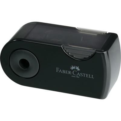 Faber Castell puntenslijper "Sleeve" Mini enkel zwart