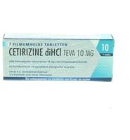 Teva Cetirizine diHCl 10mg 7 Tabletten - thumbnail