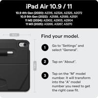 Zugu Case iPad Air 11 (M2/M3) & Air 10.9" (4th/5th gen) - Black - thumbnail