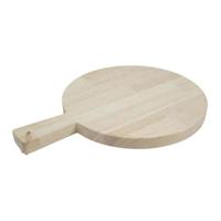 Playwood Houten snijplank rond met handvat, 34cm - thumbnail