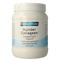 Nova Vitae Runder collageen gras gevoerd Peptan 500 Gram - thumbnail