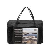 WOOOD Beschermhoes 'Sicilië' Loungeset, kleur Zwart - thumbnail