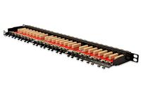 Digitus DN-91624S-SL-EA 24 poorten Netwerkpatchpaneel 483 mm (19) CAT 6A 0.5 HE Meerdere kleuren - thumbnail