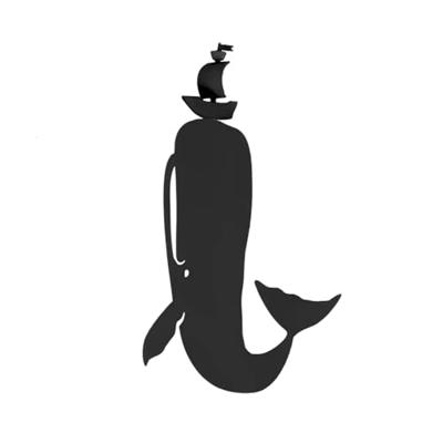 Moby Dick Boekenlegger - Zwart - thumbnail