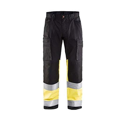 Blåkläder Werkbroek met stretch High-Vis 15511811 | Zwart/High-Vis Geel | Maat 58 - 7330509539897