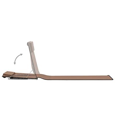 Strandmatten inklapbaar 2 st staal en stof bruin Strandmatten inklapbaar 2 st staal en stof bruin