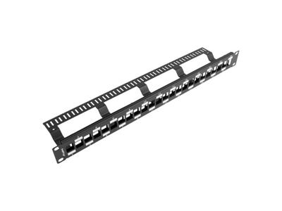 Patchpanel 24 UTP-Poorten Categorie 6 Lanberg PPKS-1224-B