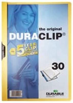 Durable klemmap Duraclip Original 30 geel