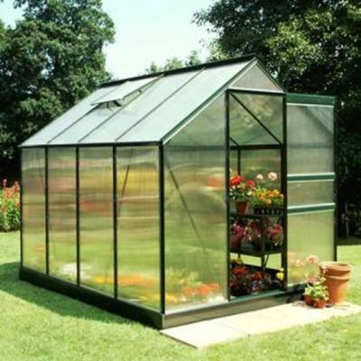 Tuinkas Popular 86 klassiek groen - 4 mm polycarbonaat - 193x257 cm- - Polycarbonaat- Royal Well