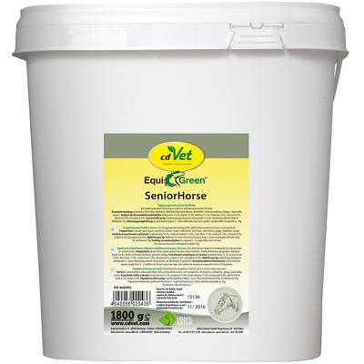 cdVet EquiGreen SeniorHorse 1,8 kg - voedingssupplement voor paarden met kruiden, vitaminen, sporenelementen en aminozuren ter versterking van de organfunctie en de stofwisseling