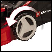 Einhell GC-PM 46 S HW-E Grasmaaier Benzine Instelbare maaihoogte, In hoogte verstelbare greep met klapfunctie Snijbreedte max. 46 cm - thumbnail