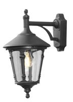 KonstSmide Klassieke muurlampVirgo Down zwart - 568-750 - thumbnail