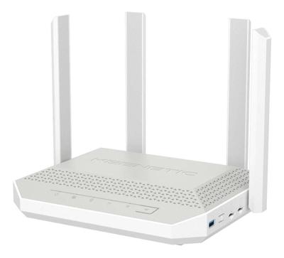 Keenetic Hero 4G+ (KN-2312) draadloze router Gigabit Ethernet Dual-band (2.4 GHz / 5 GHz) Grijs, Wit