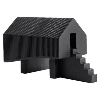 Ethnicraft Ornament 'Stilt House' Mahoniehout, kleur Zwart