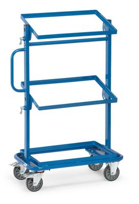 Fetra Hauptartikel 32910 Etagewagen Staal Poedercoating Laadvermogen (max.): 200 kg Stralend blauw (RAL 5007)