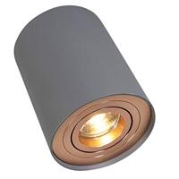 QAZQA Spot grijs met koper draai- en kantelbaar - Rondoo Up - thumbnail