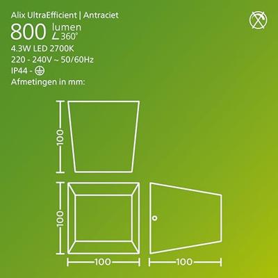 Alix ue 2xwa 4,3w 27k an Philips - Philips Alix ue 2xwa 4,3w 27k an Philips - Philips