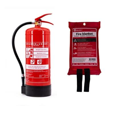 Schuimblusser en blusdeken pakket - Brandblusser + blusdeken pakket
