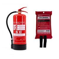 Schuimblusser en blusdeken pakket - Brandblusser + blusdeken pakket - thumbnail