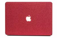 Lunso MacBook Air 13 inch (2010-2017) cover hoes - case - glitter rood - thumbnail